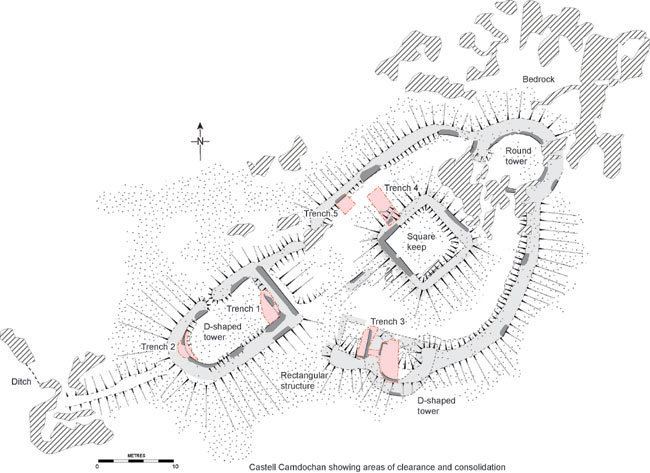 Carndochan Castle Gwynedd Archaeological Trust Ymddiriedolaeth Archaeolegol Gwynedd