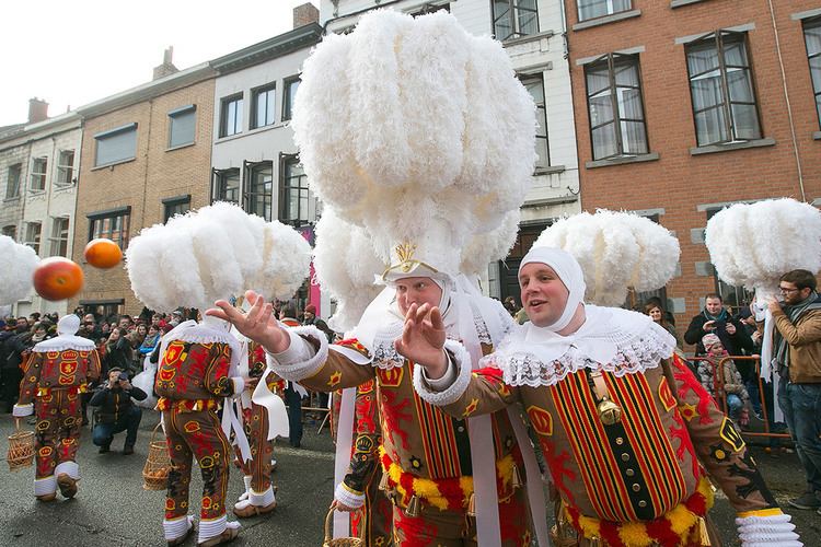 Carnival of Binche Carnival of Binche Bizarre masked figures celebrate Mardi Gras in