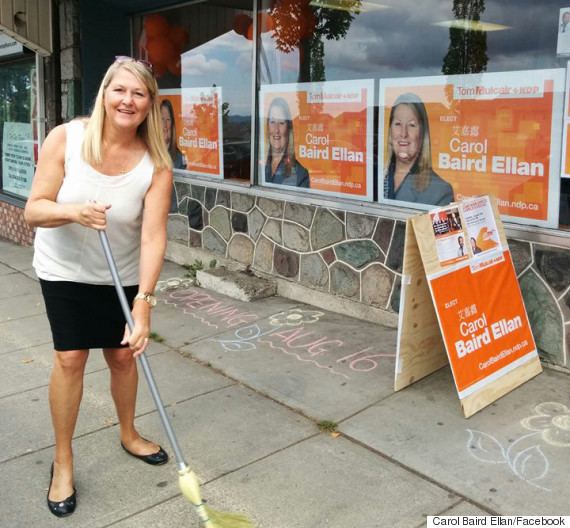 Carol Baird Ellan Carol Baird Ellan NDP Star Candidate Attacked By Tories