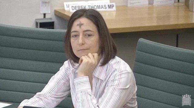 Carol Monaghan BBC questioning MPs Ash Wednesday cross sparks fury Daily Mail Online