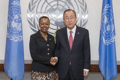 Carole Wainaina United Nations Photo UN Chief of Human Resources Management Sworn In