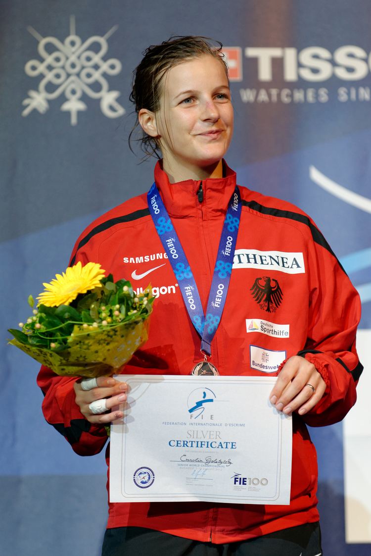 Carolin Golubytskyi FileCarolin Golubytskyi podium 2013 Fencing WCH FFSIN t204555jpg