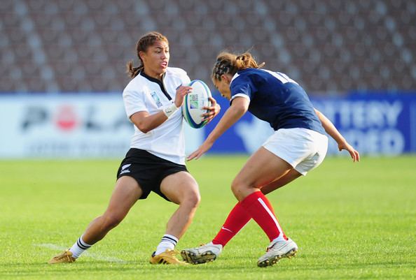 Caroline Ladagnous Renee Wickliffe Pictures New Zealand v FranceIRB Womens