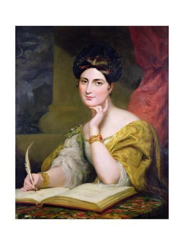 Caroline Norton Portrait of the Hon Mrs Caroline Norton 1832 Giclee