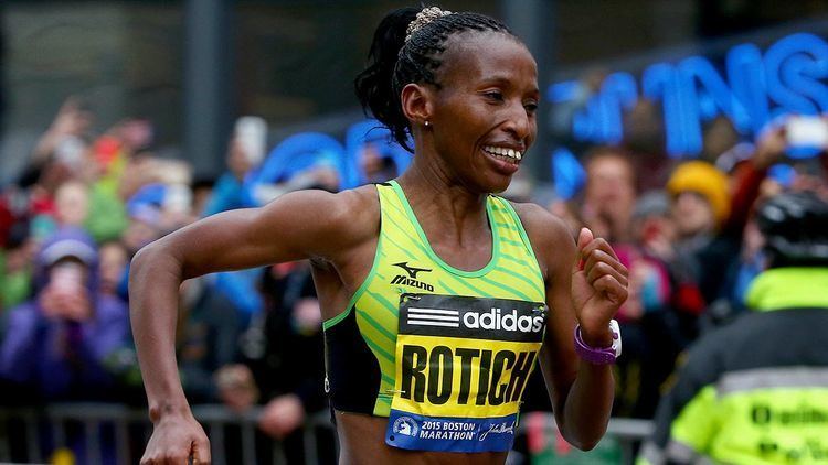 Caroline Rotich Boston Marathon Kenya39s Caroline Rotich wins women39s race