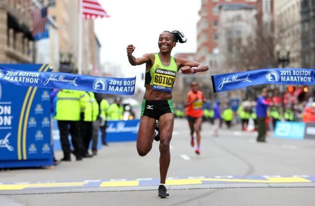 Caroline Rotich Desisa wins second Boston Marathon Rotich first for women