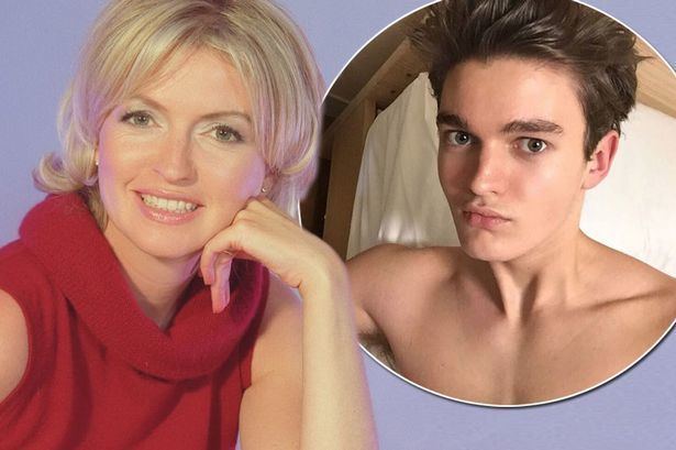 Caron Keating Youngest son of late TV presenter Caron Keating has become a