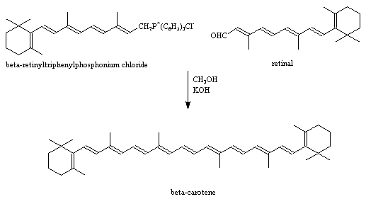 Carotene betacarotene synthesis