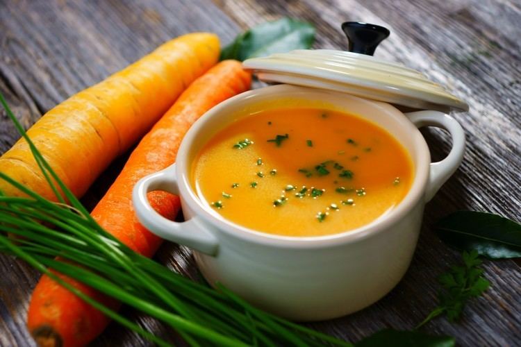 Carrot soup Creamy Carrot Soup Yoffie Life