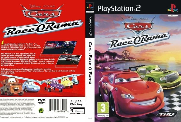 Cars Race-O-Rama (2009) by Incinerator Games PSP game