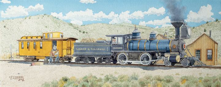 Carson and Colorado Railway Carson amp Colorado 3 John Coker Railroad Art