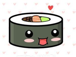 Cartoon Sushi cute sushi Google zoeken Sushi Pinterest Google Sushi and