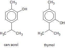 Carvacrol analytical chemistry What39s the difference between Carvacrol and