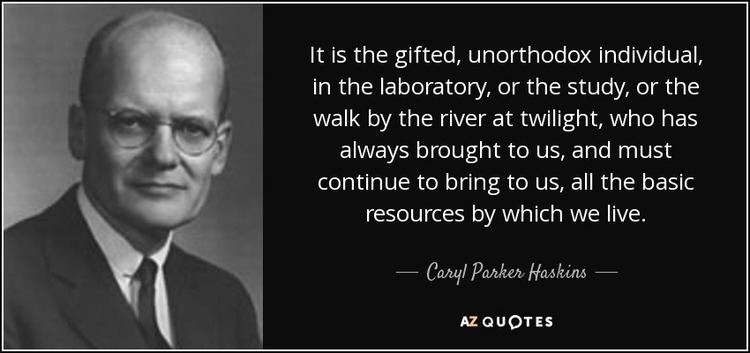 Caryl Parker Haskins QUOTES BY CARYL PARKER HASKINS AZ Quotes