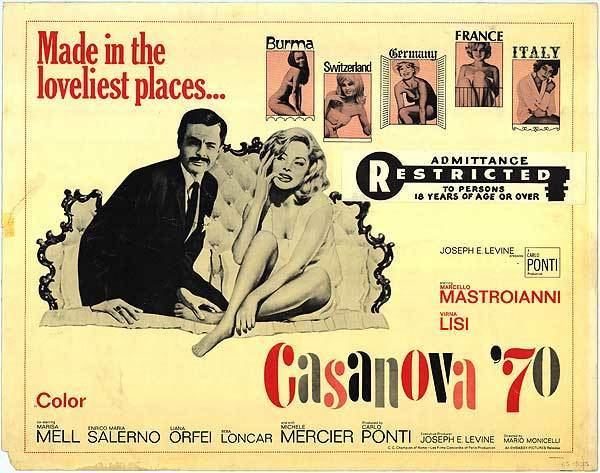Casanova 70 Casanova 70 movie posters at movie poster warehouse moviepostercom