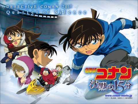 Case Closed: Quarter of Silence movie scenes Detective Conan OST Movie 15 Main Theme