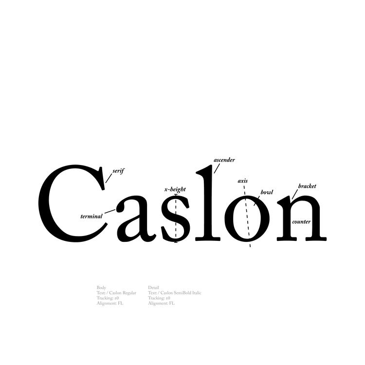 big caslon font windows