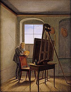 Caspar David Friedrich in his Studio httpsuploadwikimediaorgwikipediacommonsthu