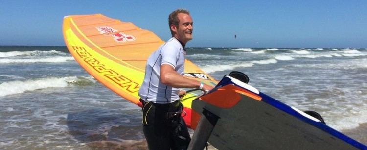 Casper Bouman Casper Bouman zegeviert tijdens Ronde om Texel windsurfen 2015