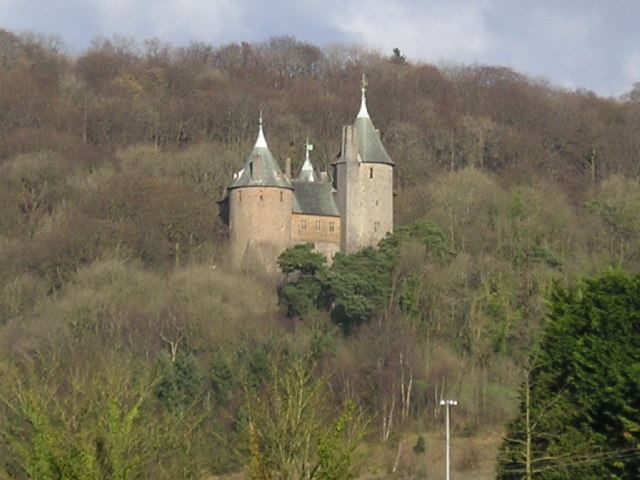 Castell Coch Woodlands and Road Section
