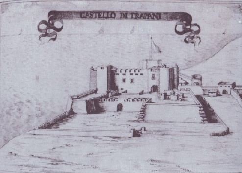 Castello di Terra wwwtrapaninostrait Giuseppe Romano Carceri in Trapani