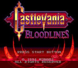 Castlevania: Bloodlines Castlevania Bloodlines The Cutting Room Floor