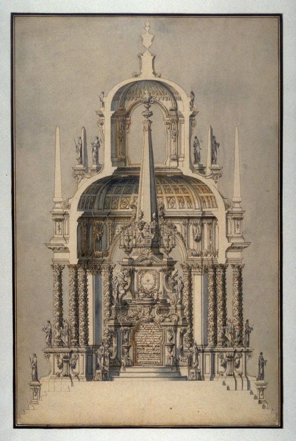Castrum doloris Design for a Castrum Doloris In Memory of the Holy Roman Emperor