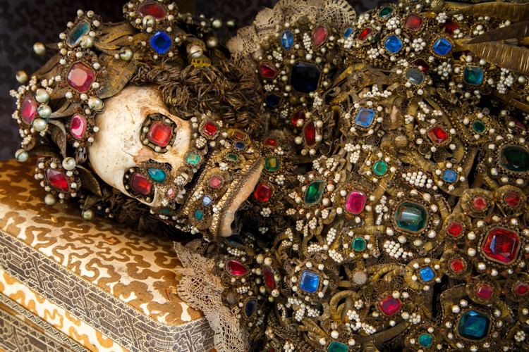 Catacomb saints Skeletons Of Ancient Saints Embellished With Fancy Jewels Found In