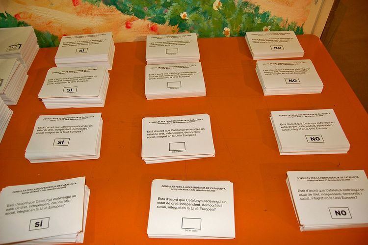 Catalan independence referendum, 2009 (Arenys de Munt)