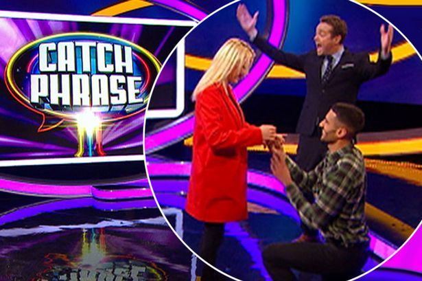 Catchphrase (UK game show) Catchphrase PROPOSAL as contestant pops the question on the ITV game