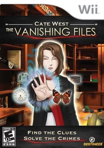 Cate West: The Vanishing Files Cate West The Vanishing Files Box Shot for Wii GameFAQs