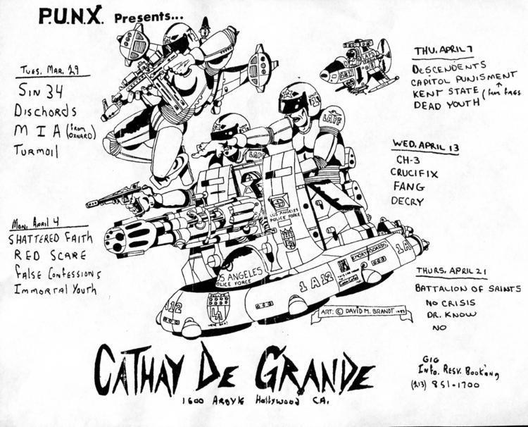 Cathay de Grande Cathay De Grande Los Angeles Area Hardcore and Punk Archive