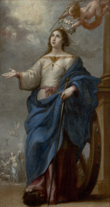 Catherine of Alexandria Saint Catherine of Alexandria Bartolome Esteban Murillo