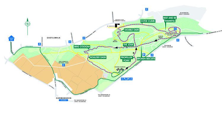 Cathkin Braes Cathkin Braes Country Park Riders Where to ride Developing