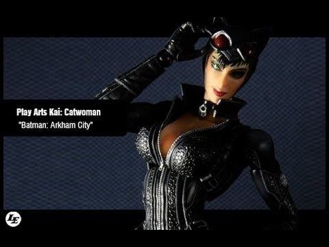Catwoman (video game) Batman Arkham City Play Arts Kai Catwoman Video Game Action Figure
