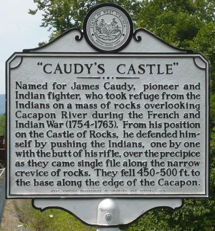 Caudy's Castle Caudy39s Castle Rock in Hampshire County