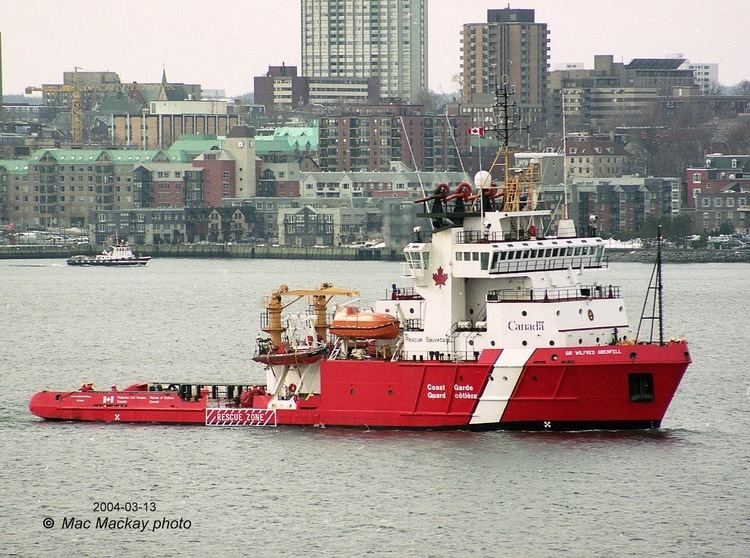 CCGS Sir Wilfred Grenfell Shipfax Coast Guard layups