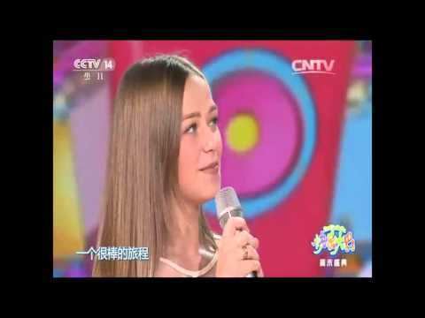 CCTV-14 Connie Talbot quotOver The Rainbowquot and interview on CCTV14 YouTube