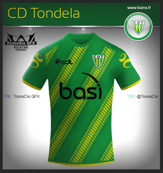 C.D. Tondela DesignFootball Category Football Kits Image CD Tondela