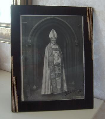 Cecil Horsley Art Deco Framed HAND Signed Photo BISHOP of COLOMBO Cecil Horsley