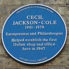 Cecil Jackson-Cole Cecil JacksonCole Oxfordshire Blue Plaques Scheme