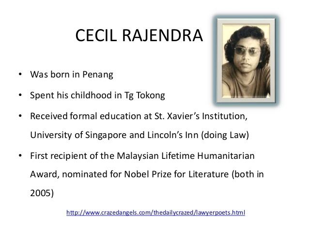 Cecil Rajendra Poem Liberators