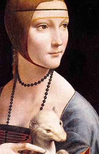 Cecilia Gallerani Leonardo Da Vinci Resimleri Cecilia Gallerani Portresi Erminli Kadn