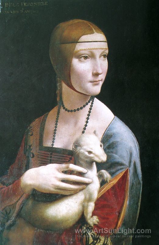 Cecilia Gallerani Portrait of Cecilia Gallerani Lady with an Ermine c1490