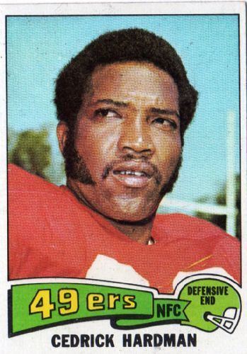 Cedrick Hardman SAN FRANCISCO 49ers Cedrick Hardman 511 TOPPS 1975 NFL
