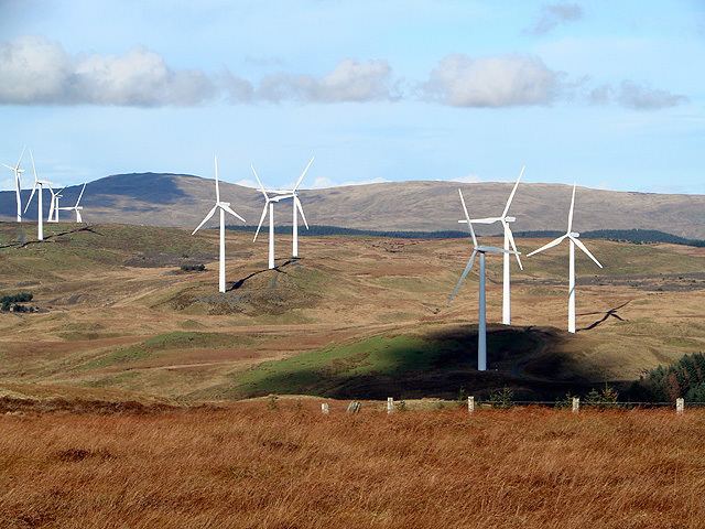 Cefn Croes Wind Farm A view towards Cefn Croes windfarm from John Lucas ccbysa