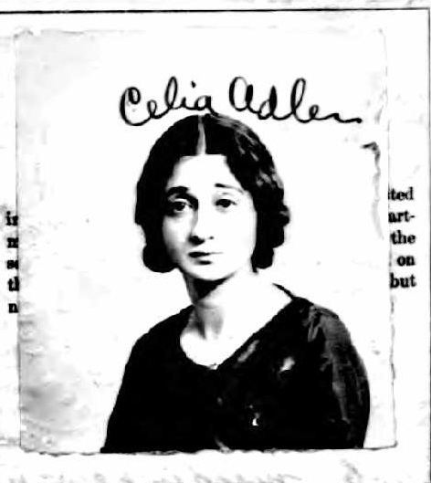 Celia Adler Celia Adler 1923 American actor Celia Feinman Adler Dece Flickr