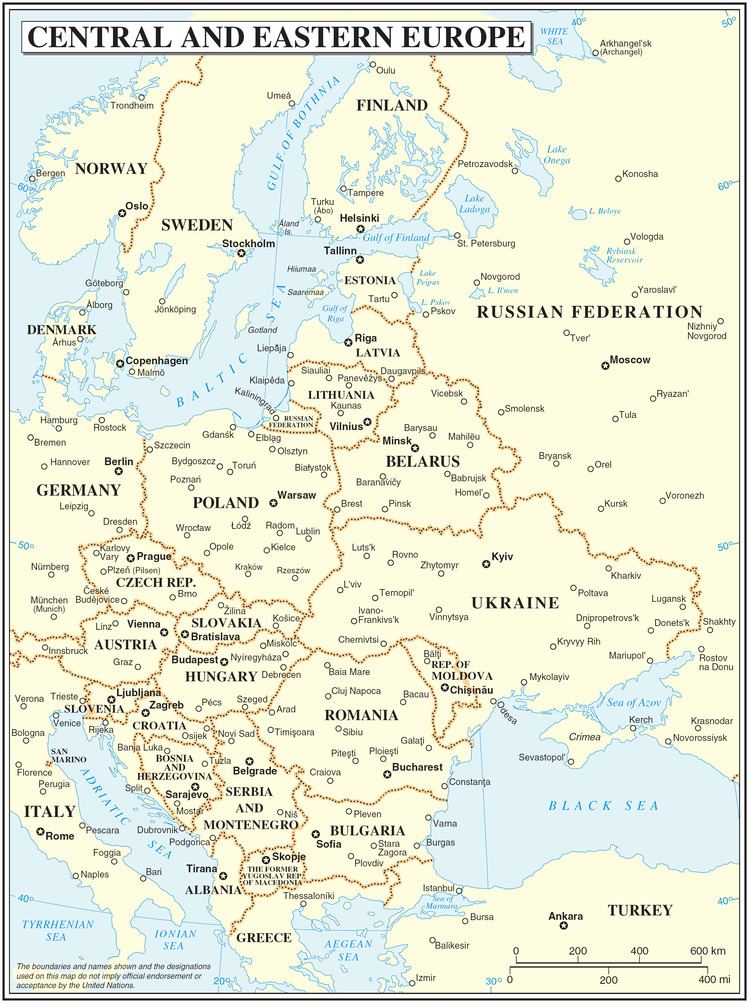 Central and Eastern Europe FileCentral and Eastern Europe Mappng Wikimedia Commons