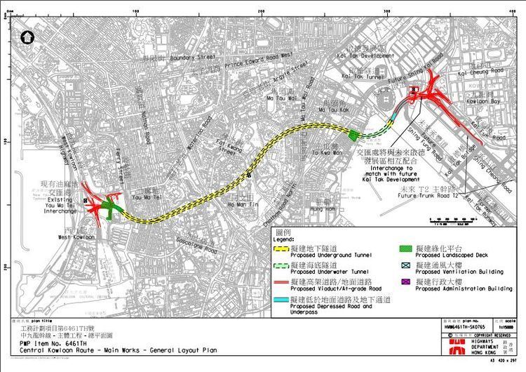 Central Kowloon Route New HK437bn Kowloon highway project to cost 34 times more than