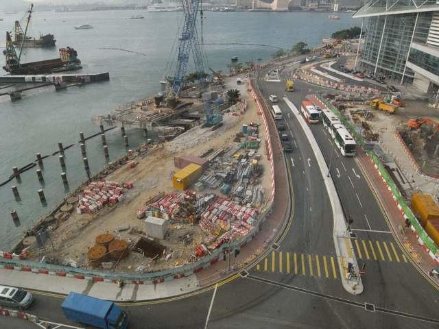 Central–Wan Chai Bypass Workinprogress The CentralWan Chai Bypass Construction News